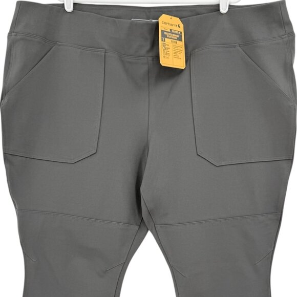 Carhartt Women's Rugged Flex Force Midweight Grey Utility Legging 3X 24W-26W NWT - Picture 3 of 11